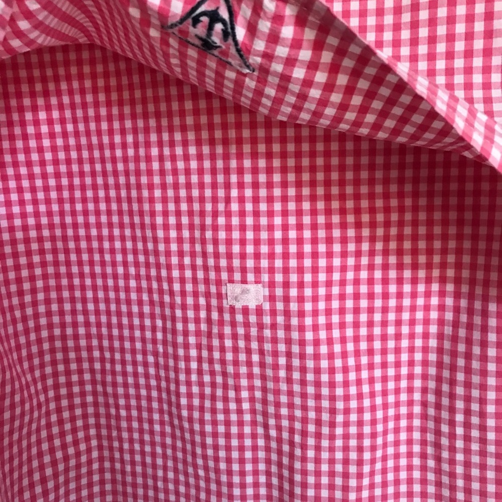 Simply Southern Pink Gingham Dock Fishing Shirt - Picture 9 of 10